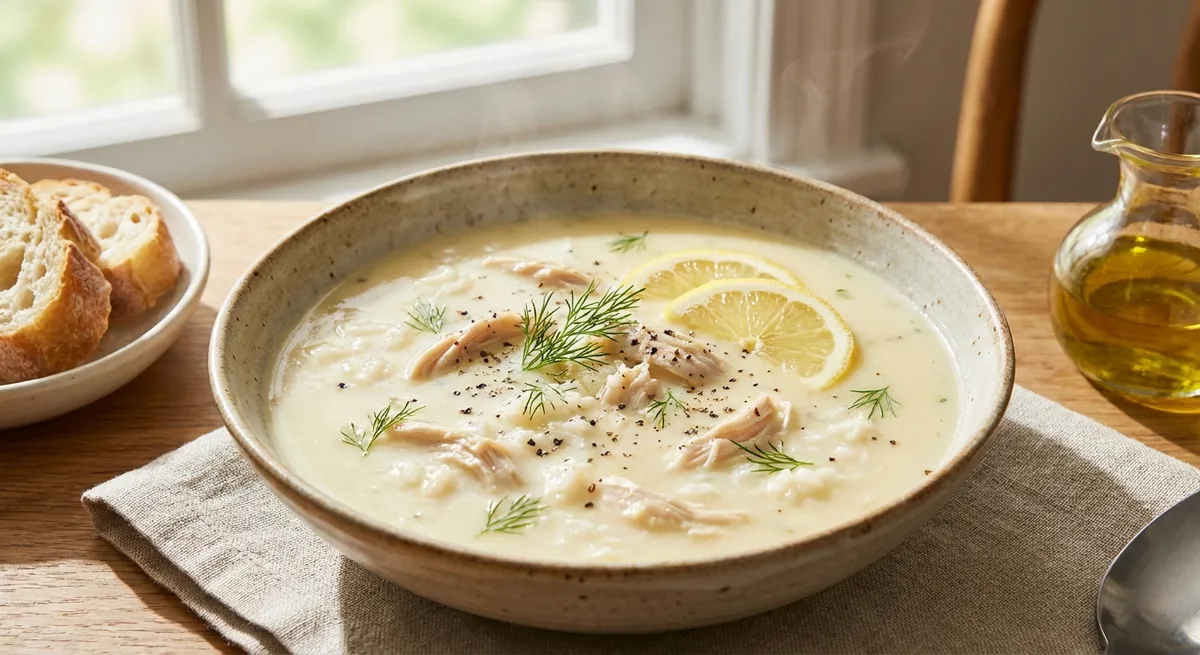 Greek Lemon Chicken Soup (Avgolemono)