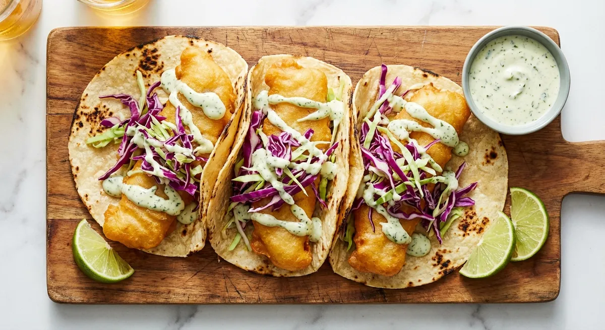 Crispy Baja Fish Tacos