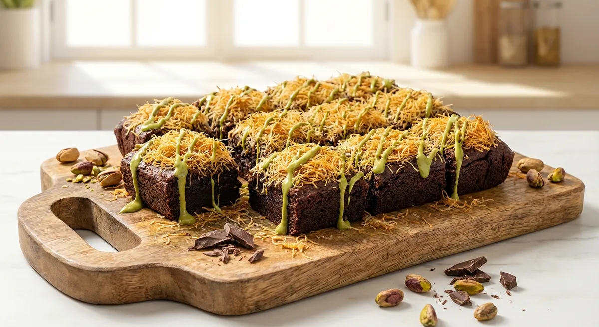 Dubai Chocolate Brownies