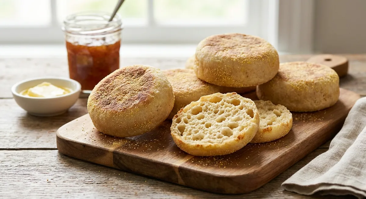 No-Knead English Muffins