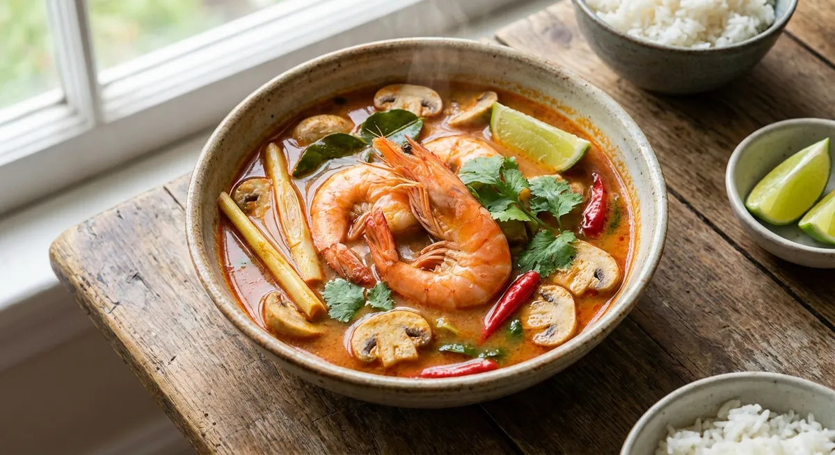 Tom Yum Goong (Spicy Shrimp Soup)